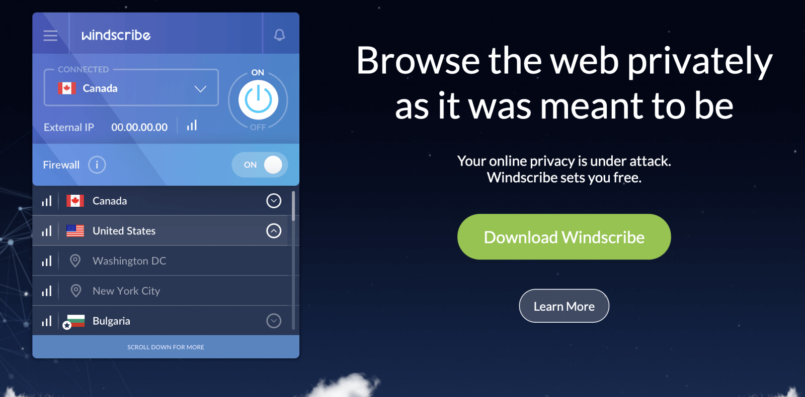 windscribe free trial