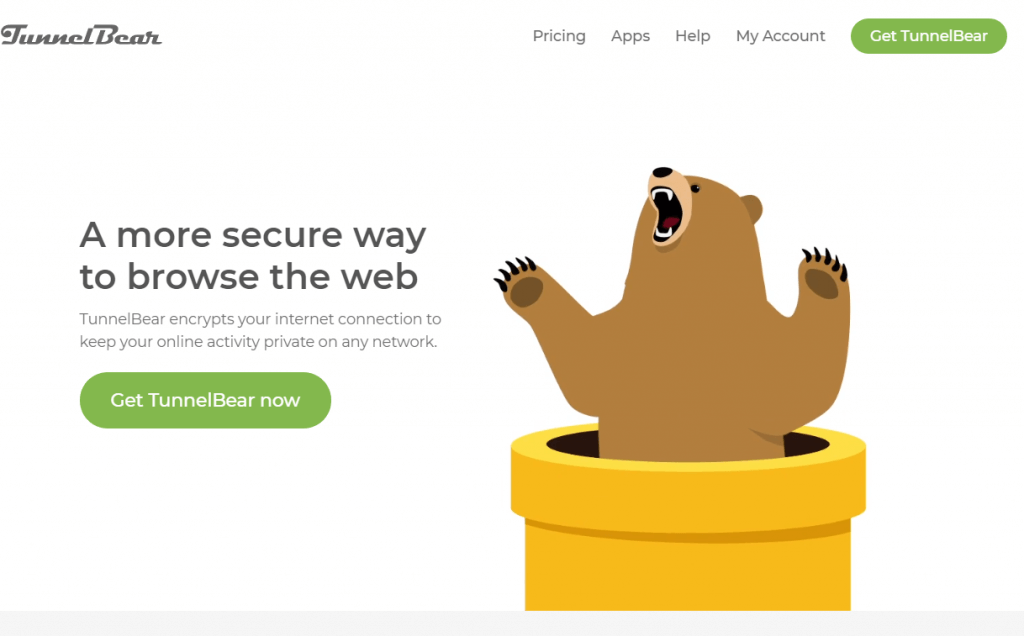 tunnelbear website